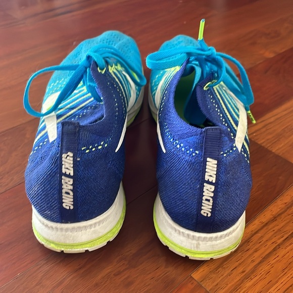 Nike Racing Running Shoe- bright aqua and blue size 12 - Picture 2 of 6